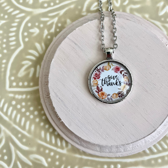 Give Thanks - Pendant Necklace