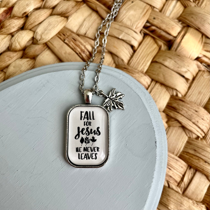 Fall For Jesus - Pendant Necklace